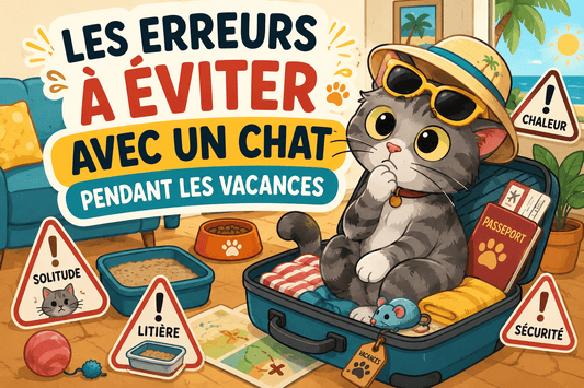 Les erreurs à éviter avec un chat pendant les vacances - Mi-a-ou