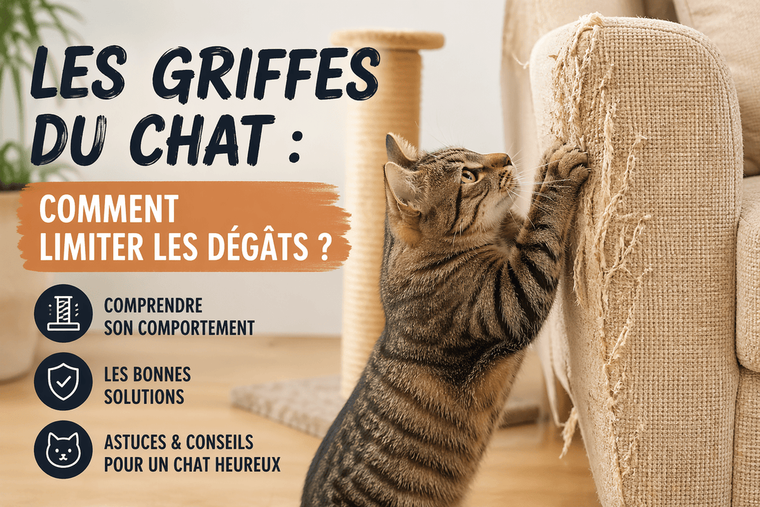 Les griffes du chat : comment limiter les dégâts - Mi-a-ou