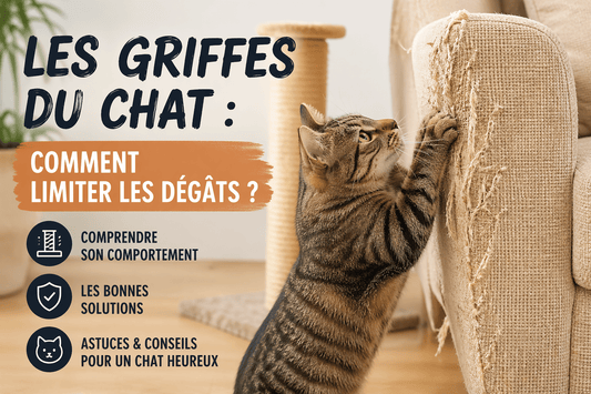 Les griffes du chat : comment limiter les dégâts - Mi-a-ou