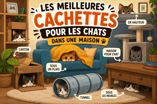 Les meilleures cachettes pour les chats dans une maison - Mi-a-ou
