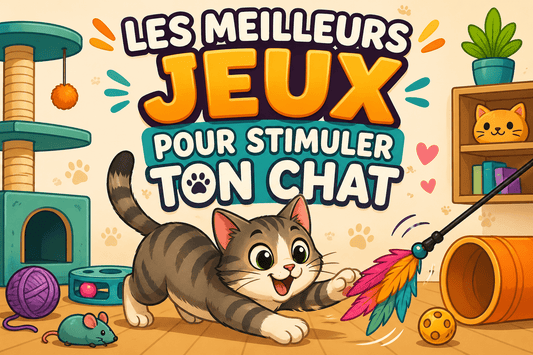 Les meilleurs jeux pour stimuler ton chat - Mi-a-ou