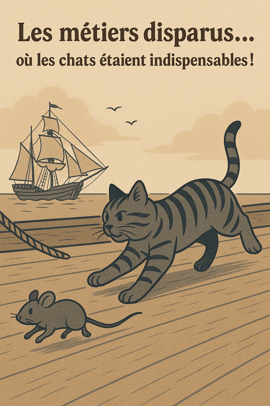 Les métiers disparus… où les chats étaient indispensables 🐱 - Mi-a-ou