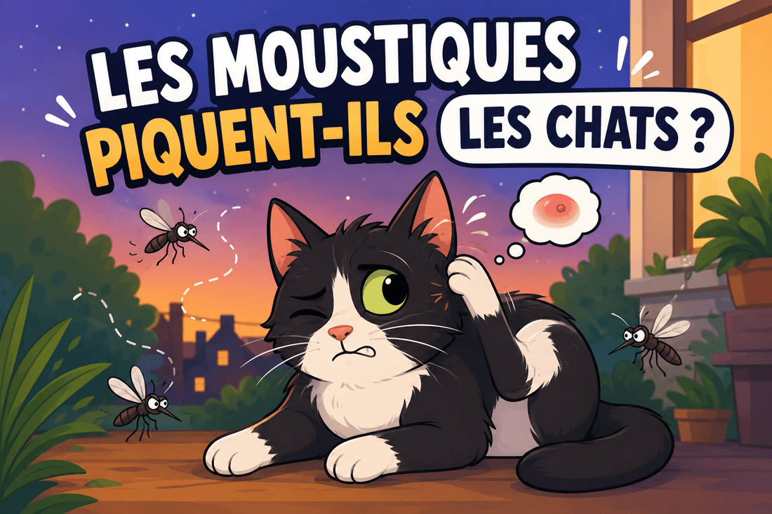 Les moustiques piquent-ils les chats ? Risques, symptômes et prévention - Mi-a-ou