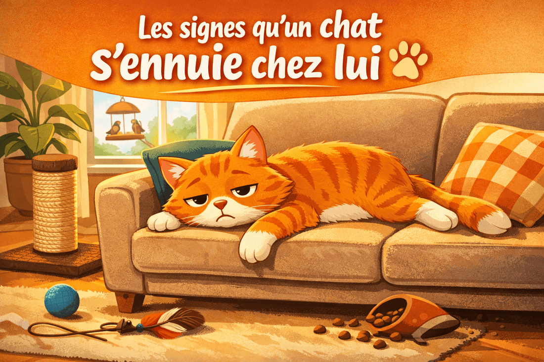 Les signes qu’un chat s’ennuie chez lui - Mi-a-ou