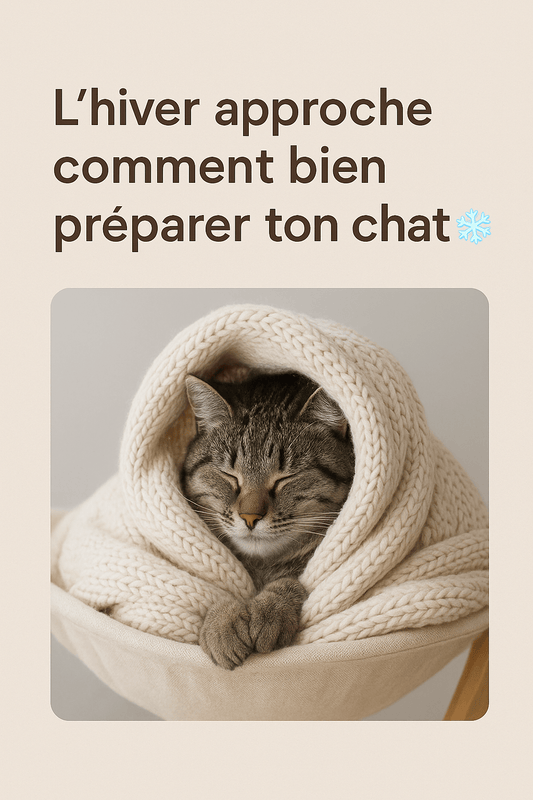 L’hiver approche : comment bien préparer ton chat ❄️ - Mi-a-ou