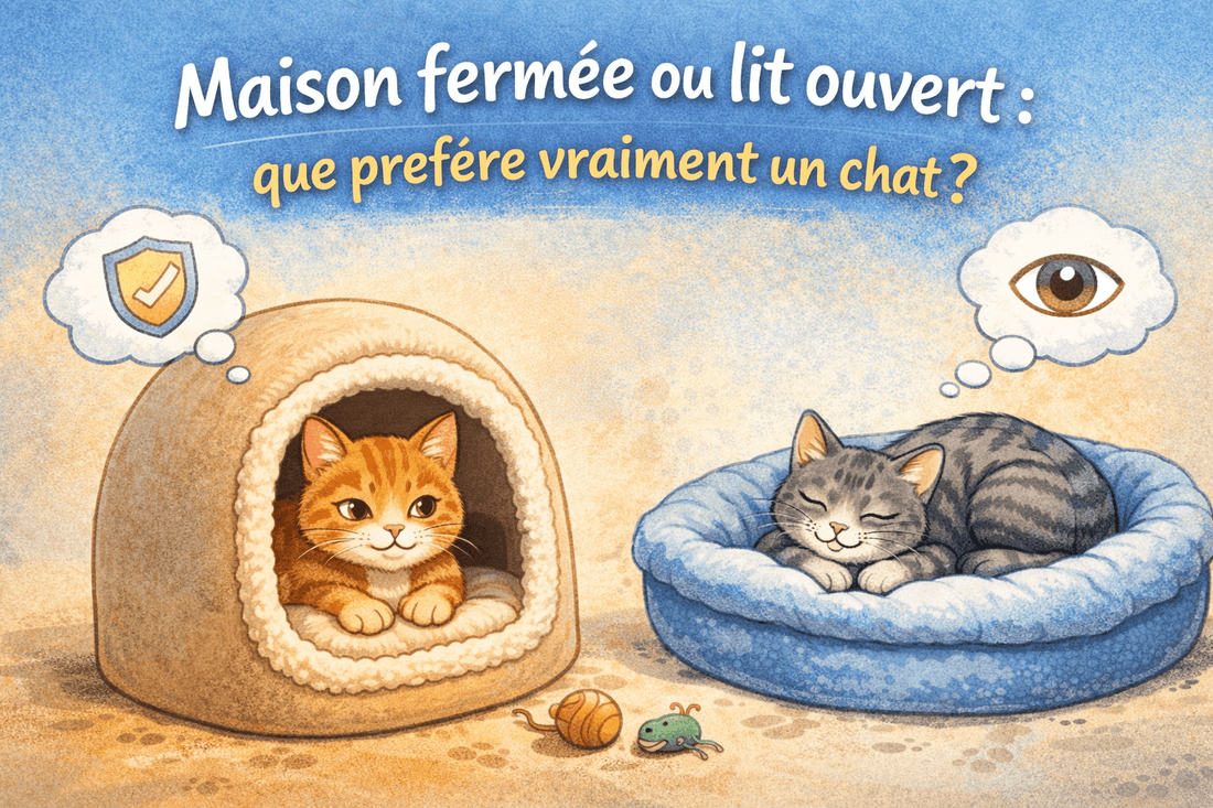 Maison fermée ou lit ouvert : que préfère vraiment un chat ? - Mi-a-ou