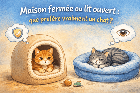 Maison fermée ou lit ouvert : que préfère vraiment un chat ? - Mi-a-ou