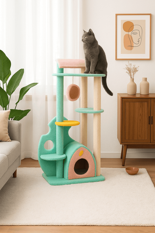 Meubles pour chats : entre style et griffo-thérapie - Mi-a-ou