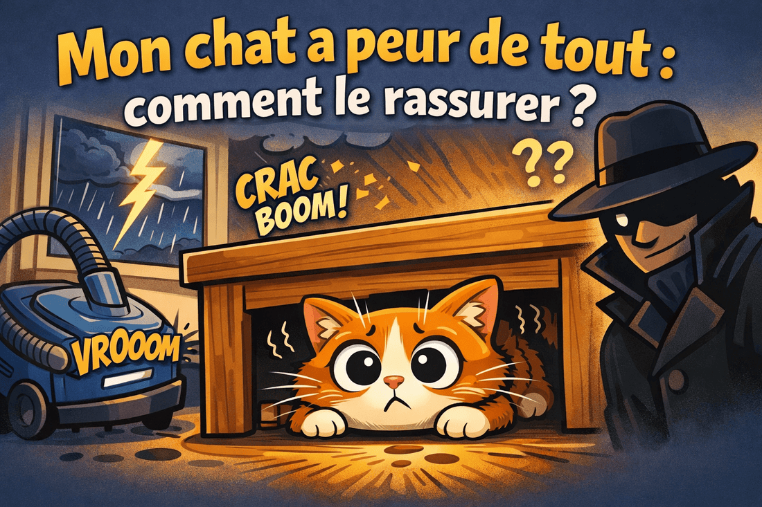 Mon chat a peur de tout : comment le rassurer ? - Mi-a-ou