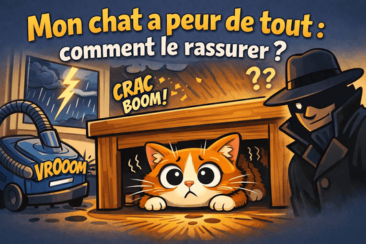 Mon chat a peur de tout : comment le rassurer ? - Mi-a-ou
