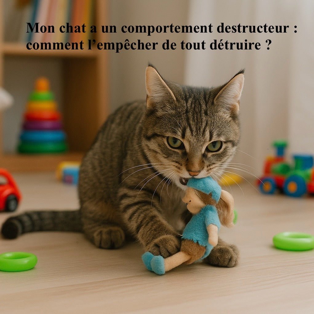 Mon chat a un comportement destructeur : comment l’empêcher de tout détruire ? - Mi-a-ou