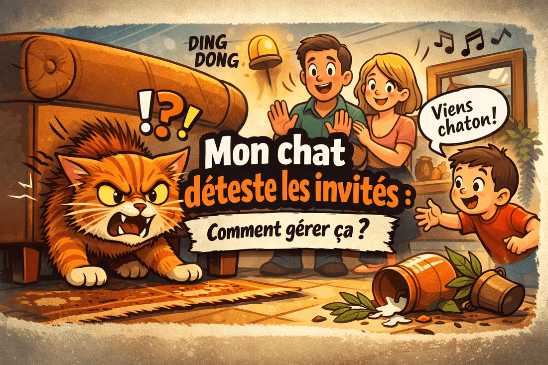 Mon chat déteste les invités : comment gérer ça ? - Mi-a-ou