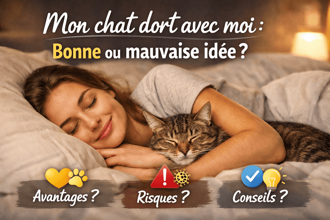 Mon chat dort avec moi : bonne ou mauvaise idée ? - Mi-a-ou