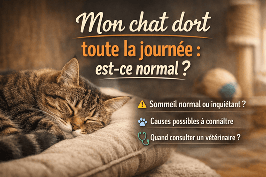 Mon chat dort toute la journée : est-ce normal ? - Mi-a-ou