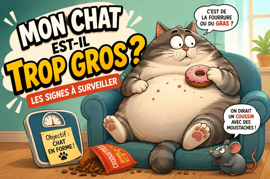 Mon chat est-il trop gros ? Les signes à surveiller - Mi-a-ou