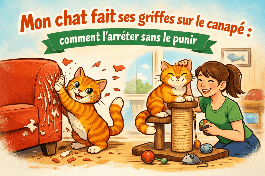Mon chat fait ses griffes sur le canapé : comment l’arrêter sans le punir - Mi-a-ou