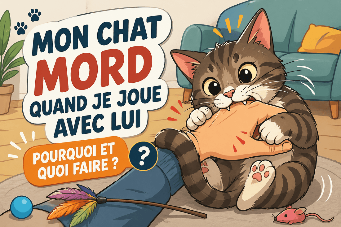 Mon chat mord quand je joue avec lui : pourquoi et quoi faire ? - Mi-a-ou
