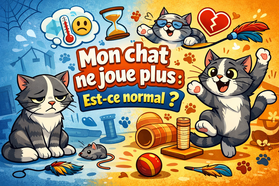 Mon chat ne joue plus : est-ce normal ou faut-il s’inquiéter ? - Mi-a-ou