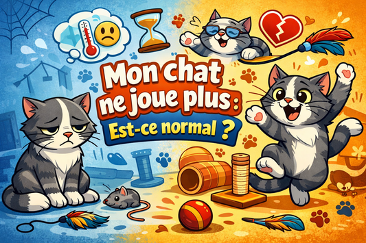 Mon chat ne joue plus : est-ce normal ou faut-il s’inquiéter ? - Mi-a-ou