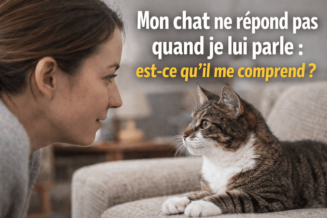 Mon chat ne répond pas quand je lui parle : est-ce qu’il me comprend ?