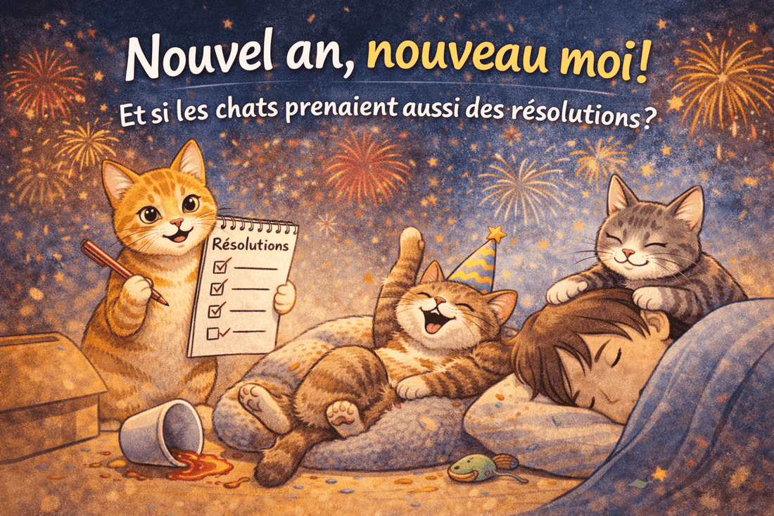 Nouvel an, nouveau moi ! Et si les chats prenaient aussi des résolutions