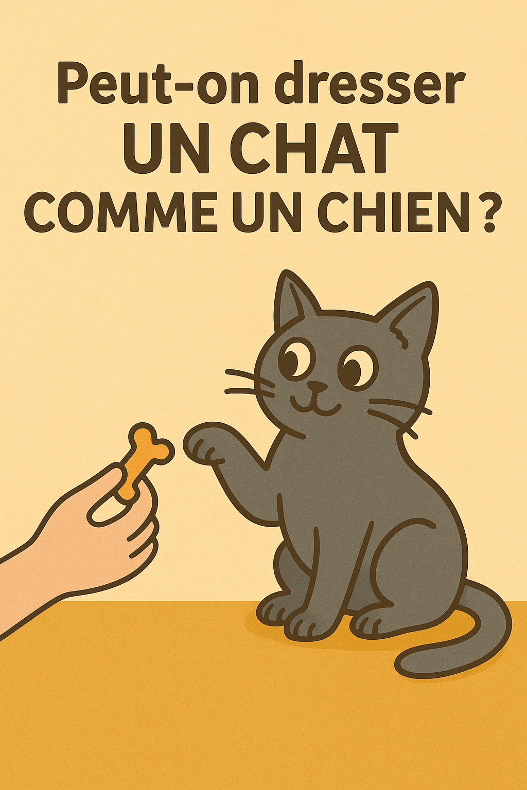 Peut-on dresser un chat comme un chien? - Mi-a-ou