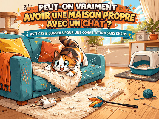 Peut-on vraiment avoir une maison propre avec un chat ? - Mi-a-ou