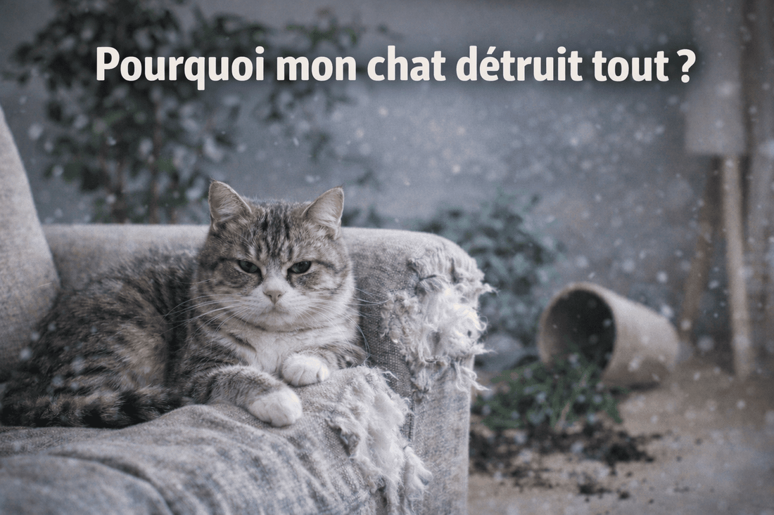 Pourquoi certains chats détruisent tout ? Les vraies raisons ici! - Mi-a-ou