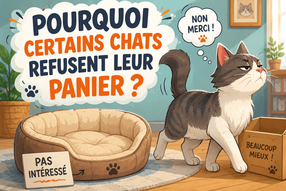 Pourquoi certains chats refusent leur panier ? - Mi-a-ou