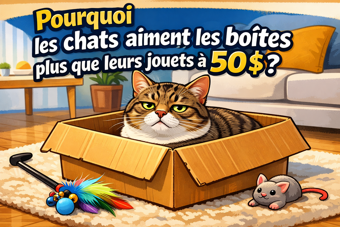 Pourquoi les chats aiment les boîtes plus que leurs jouets à 50€ ? - Mi-a-ou