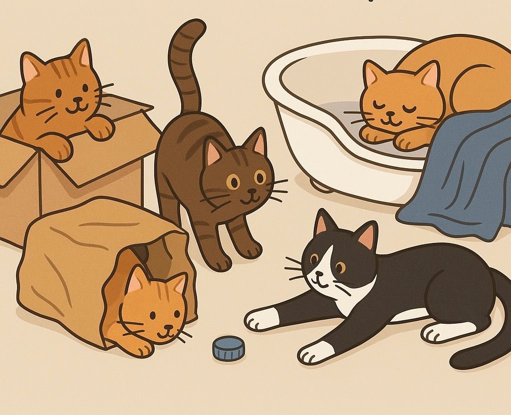 Pourquoi les objets du quotidien rendent nos chats complètement fous - Mi-a-ou
