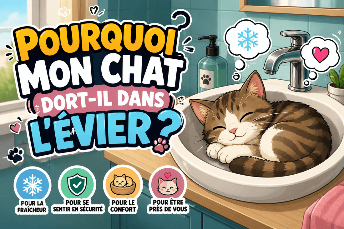Pourquoi mon chat dort-il dans l’évier ? - Mi-a-ou