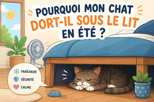 Pourquoi mon chat dort-il sous le lit en été ? - Mi-a-ou