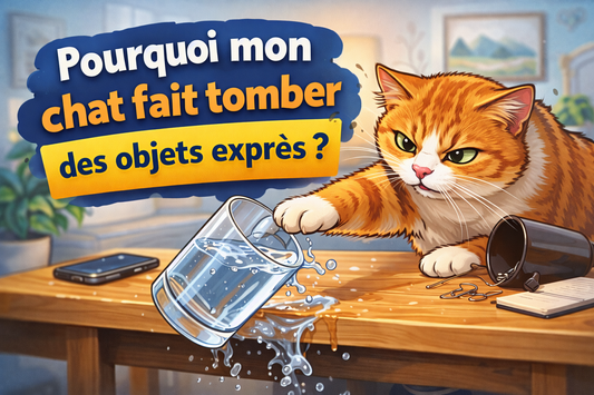 🐾 Pourquoi mon chat fait tomber des objets exprès? - Mi-a-ou