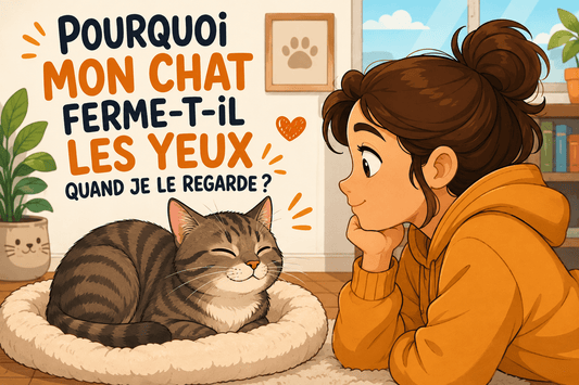 Pourquoi mon chat ferme-t-il les yeux quand je le regarde ? - Mi-a-ou