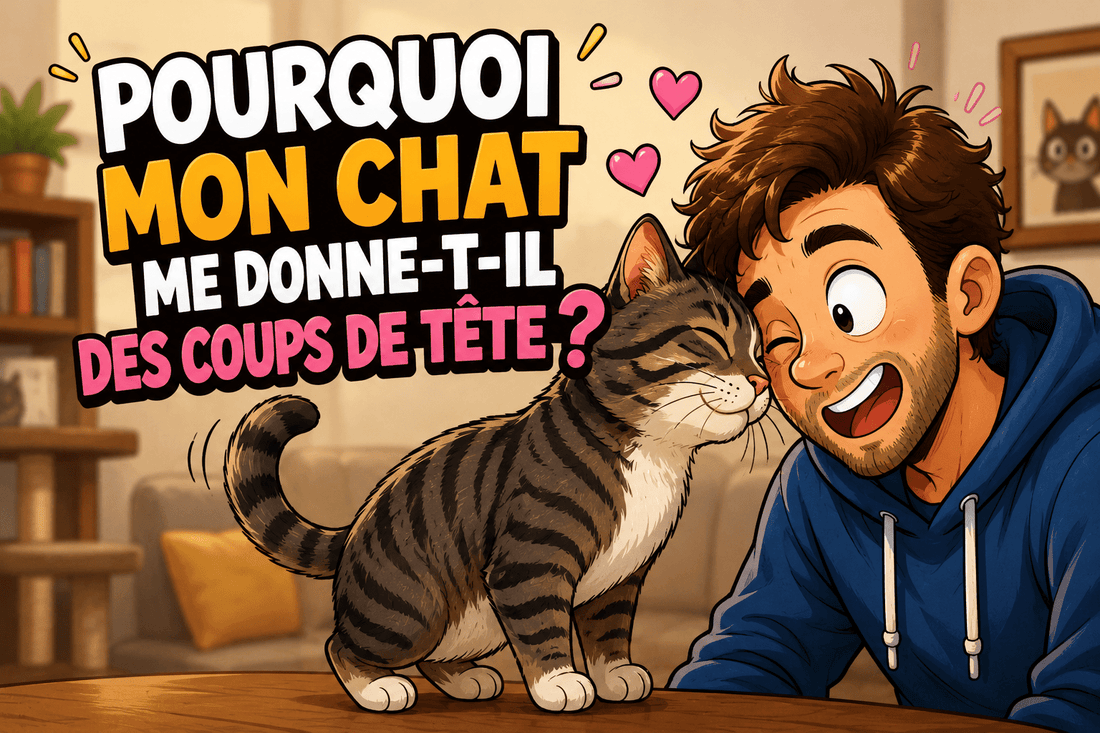 Pourquoi mon chat me donne-t-il des coups de tête ? - Mi-a-ou