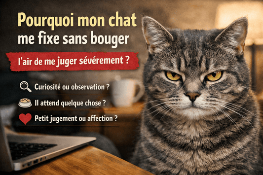 Pourquoi mon chat me fixe sans bouger, l’air de me juger - Mi-a-ou