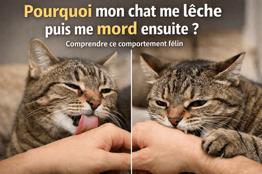 Pourquoi mon chat me lèche puis me mord ensuite ? - Mi-a-ou