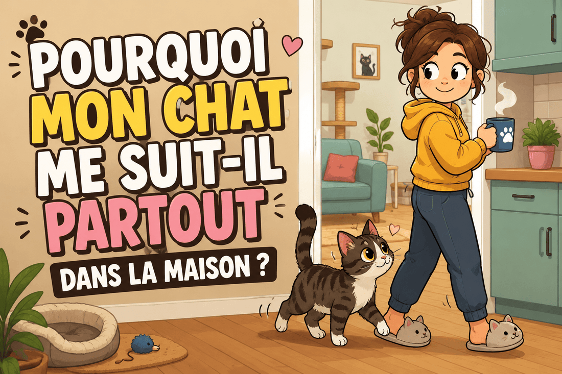 Pourquoi mon chat me suit-il partout dans la maison ? - Mi-a-ou