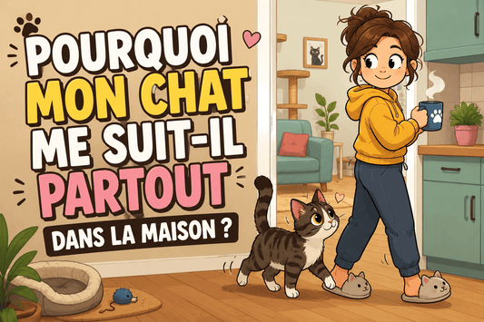 Pourquoi mon chat me suit-il partout dans la maison ? - Mi-a-ou