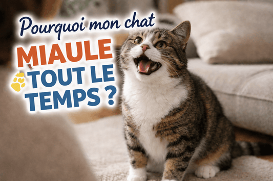 Pourquoi mon chat miaule tout le temps ? - Mi-a-ou