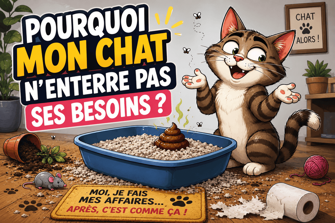 Pourquoi mon chat n’enterre pas ses besoins dans sa litière ? - Mi-a-ou
