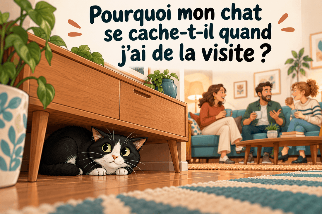 Pourquoi mon chat se cache-t-il quand j’ai de la visite ? - Mi-a-ou