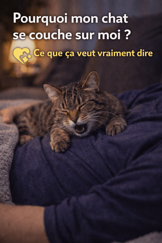 Pourquoi mon chat se couche sur moi ? Amour, sécurité ou simple habitude ? - Mi-a-ou