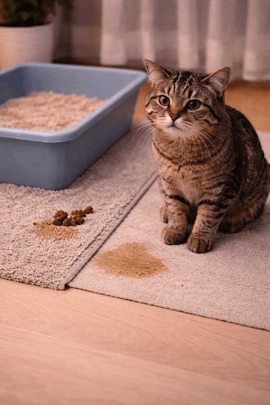Pourquoi mon chat vomit souvent ou fait ses besoins hors de la litière ?