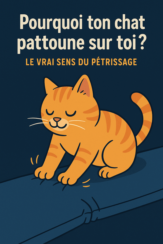 Pourquoi ton chat pattoune sur toi? Le vrai sens du pétrissage
