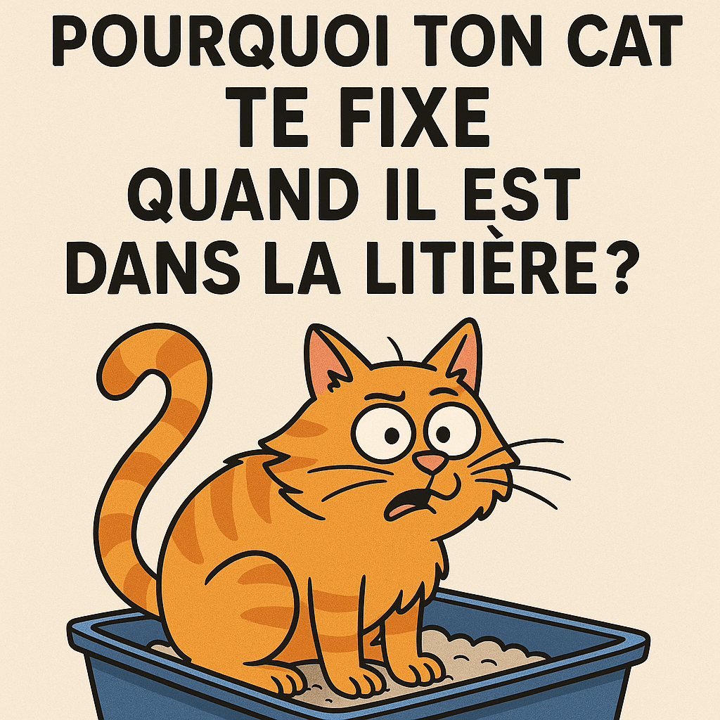 Pourquoi ton chat te regarde quand il va à la litière? Un comportement qui en dit long - Mi-a-ou