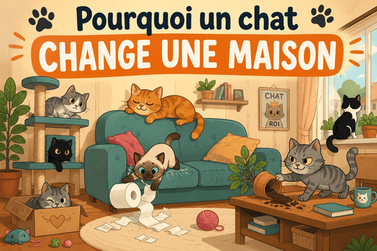 Pourquoi un chat change une maison ? - Mi-a-ou