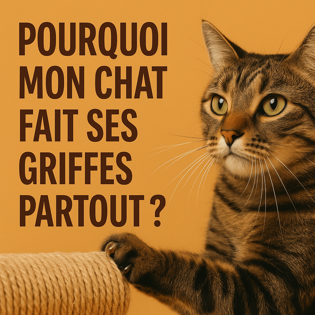 Pourquoi votre chat fait-il ses griffes partout ?