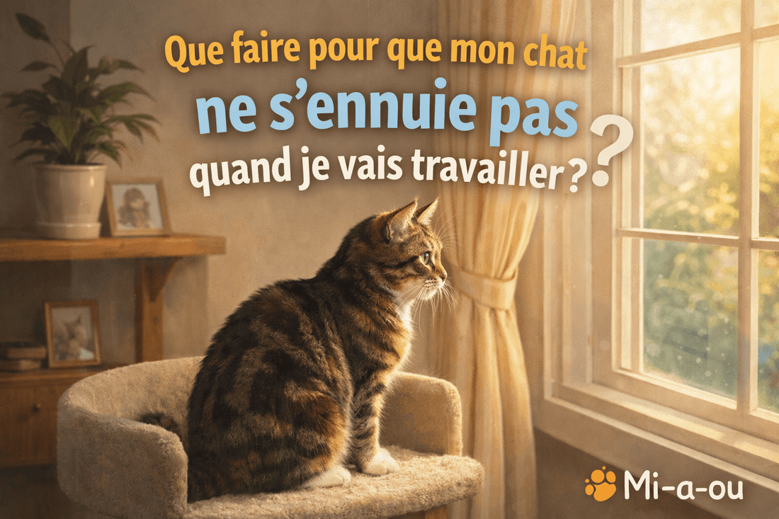 Que faire pour que mon chat ne s’ennuie pas quand je vais travailler? - Mi-a-ou